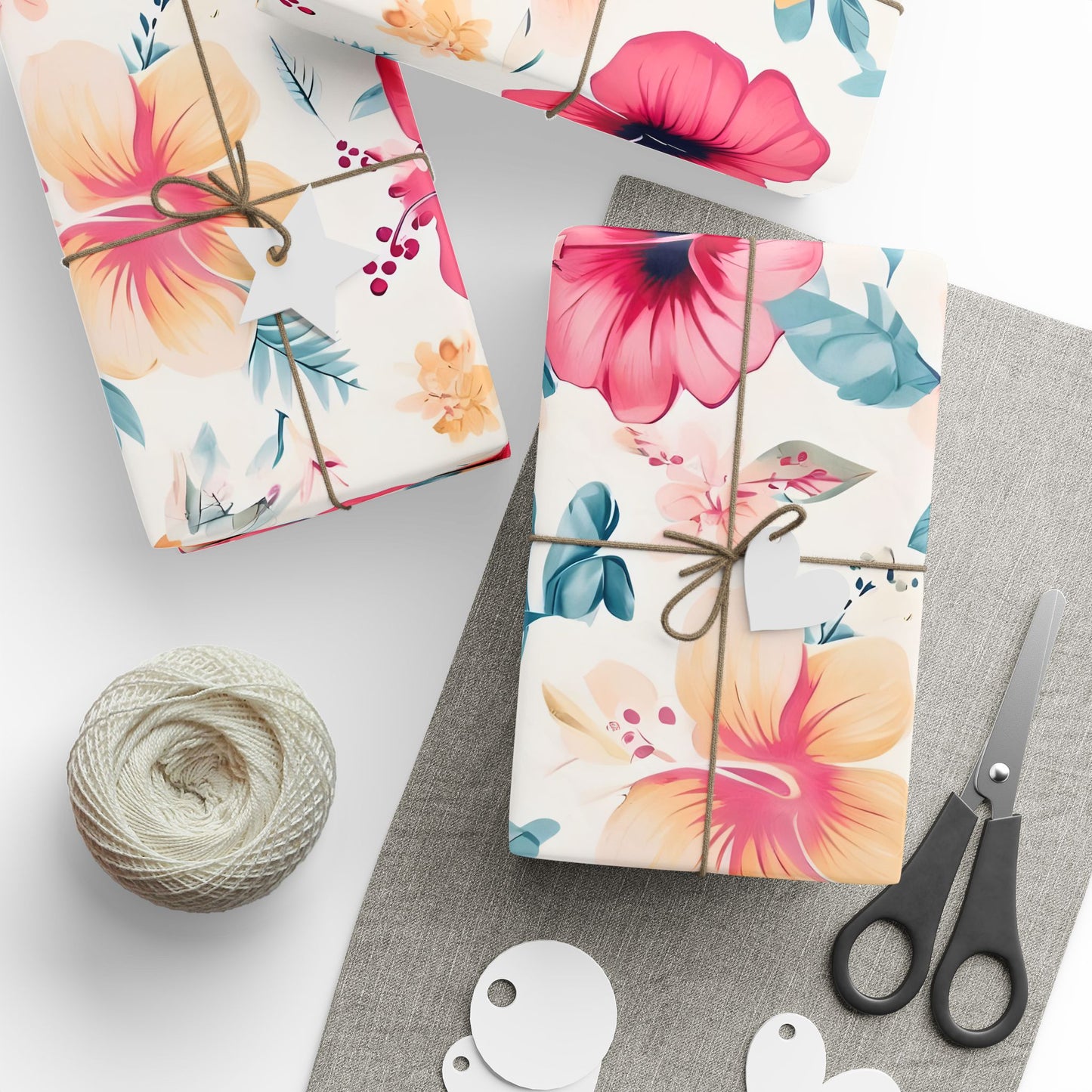 Hibiscus Tropical Wrapping Paper