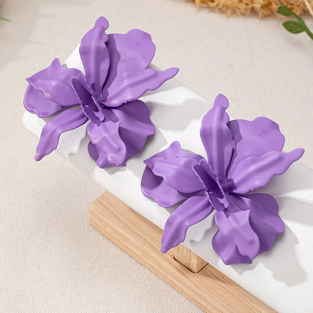 Orchid Earrings