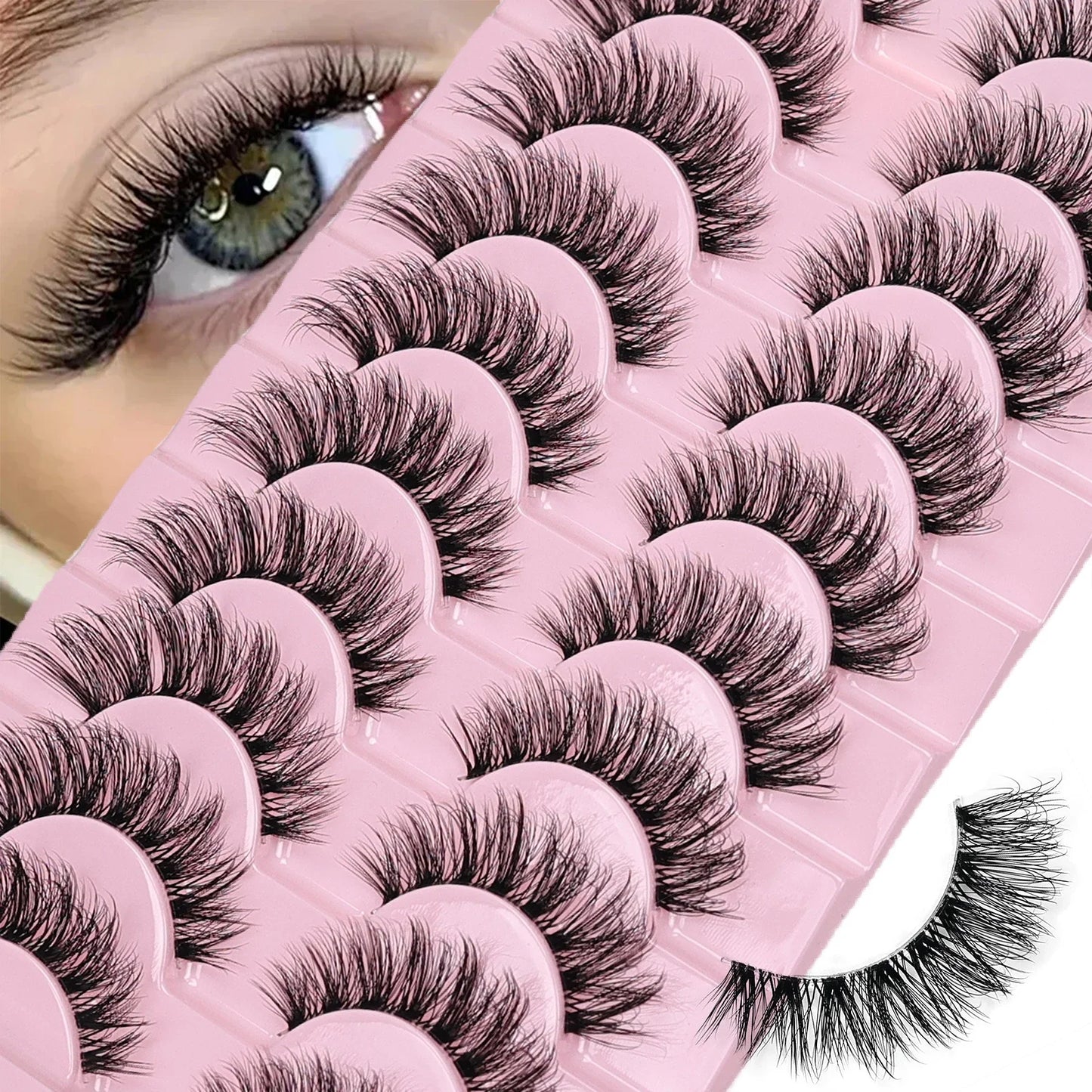 10 Pairs Eyelashes